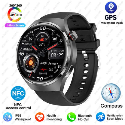 NovaTrack 4 Pro – GPS Smartwatch with Health & Bluetooth Call Fratures